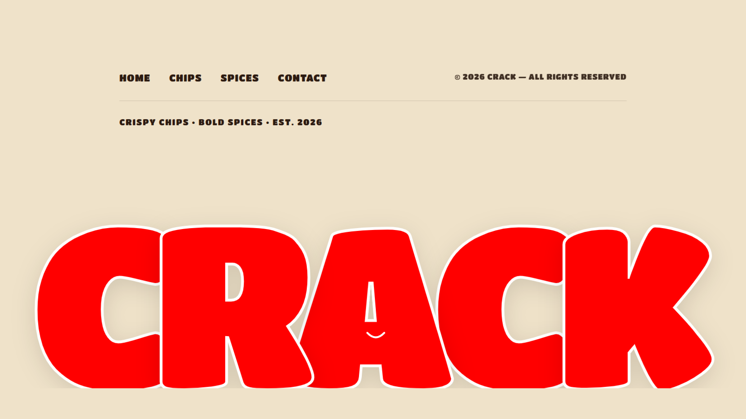 Footer - Crack