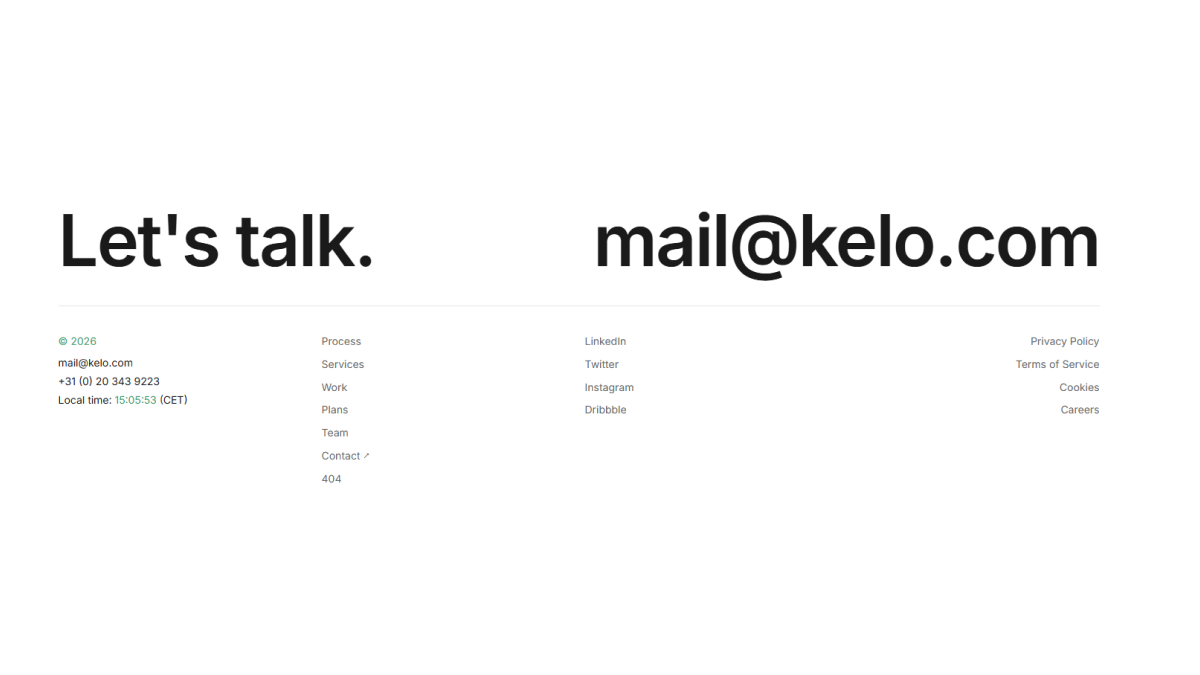 Footer 01 Kelo