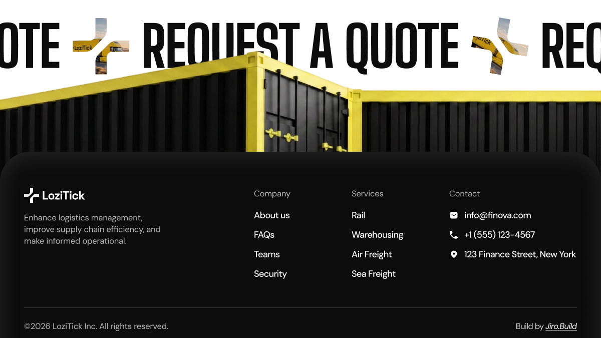 CTA With Footer - LoziTick
