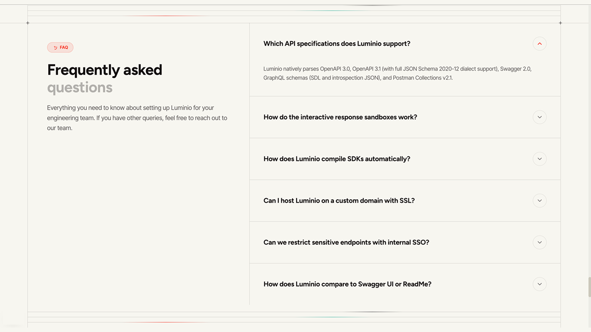 FAQs - LuminioAl