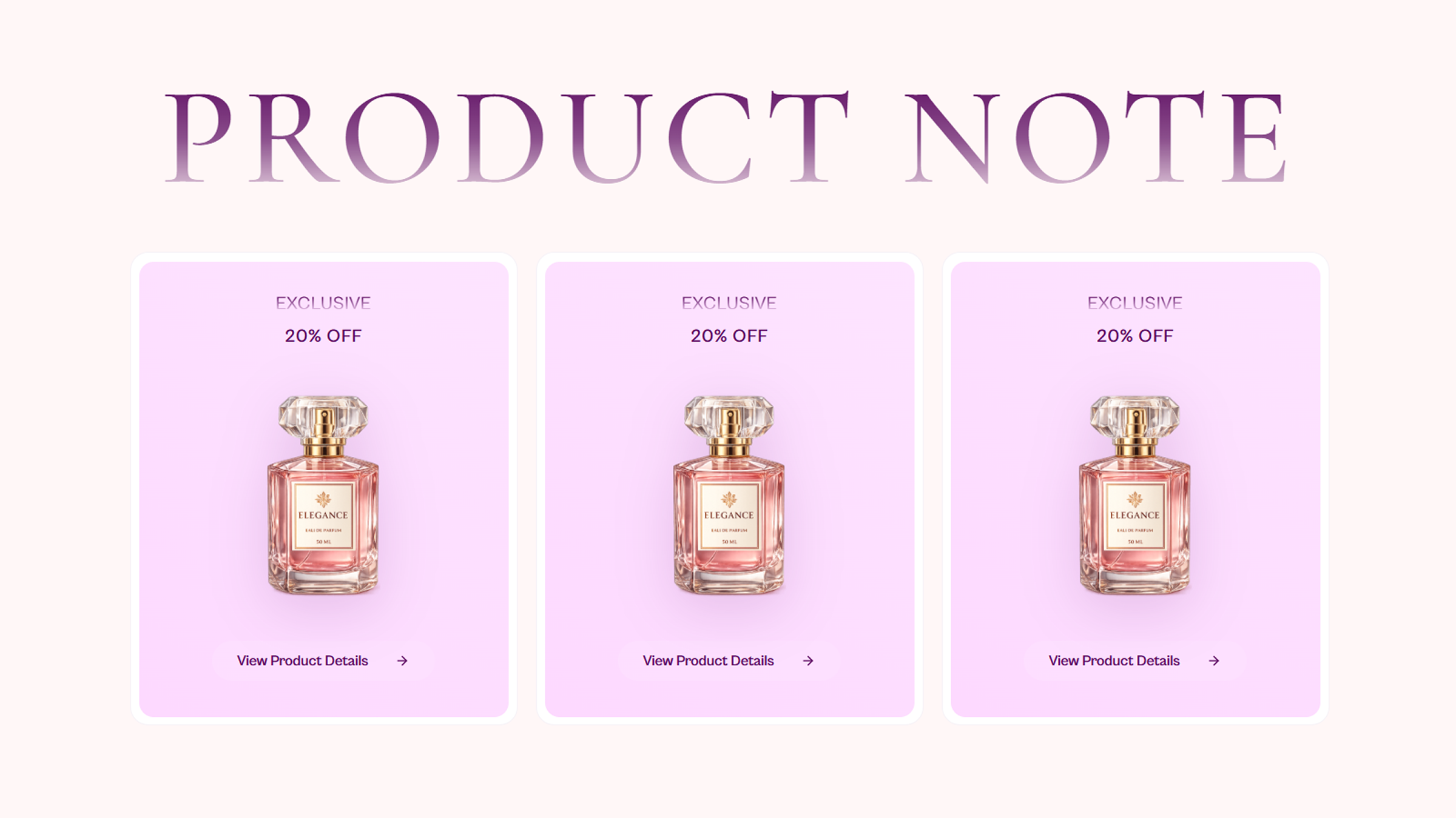 Products Note - Eloria