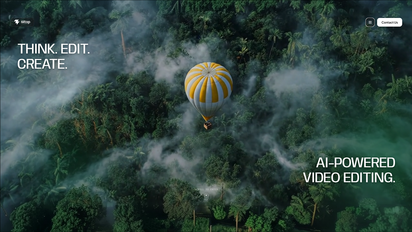 AI Video Editor Header - Sitop