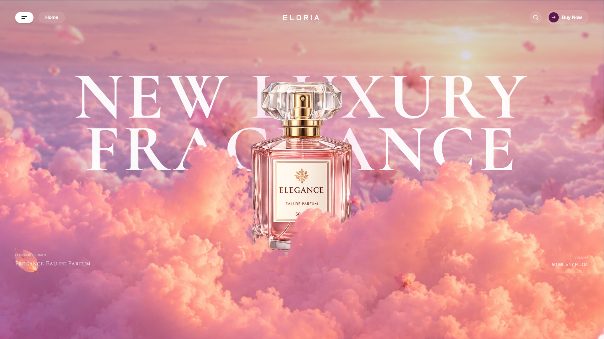 Luxury Perfume Header - Eloria