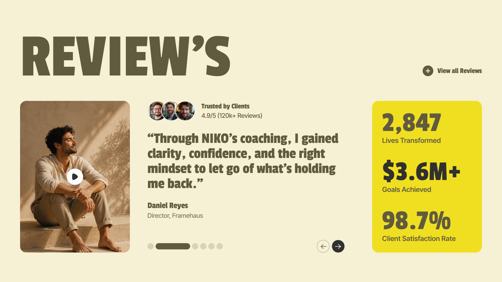 Testimonials - Kane