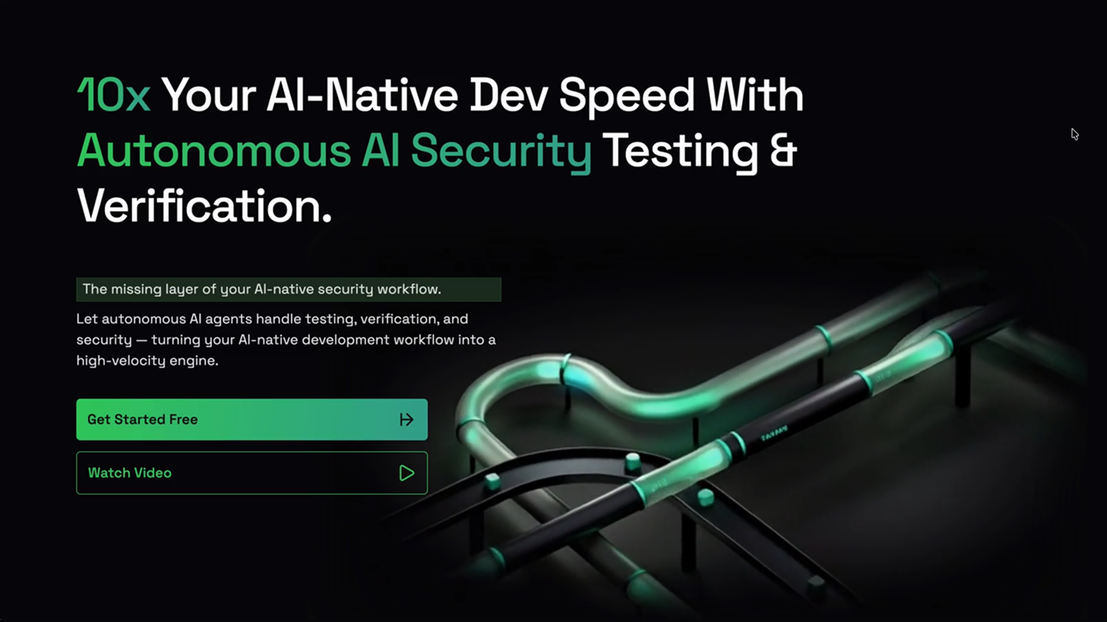 Al Code Security Landing Page - Codecraft