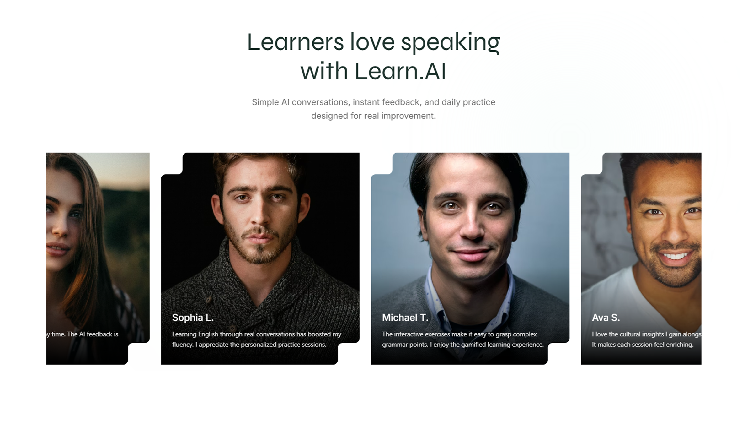 Testimonial Learn.AI