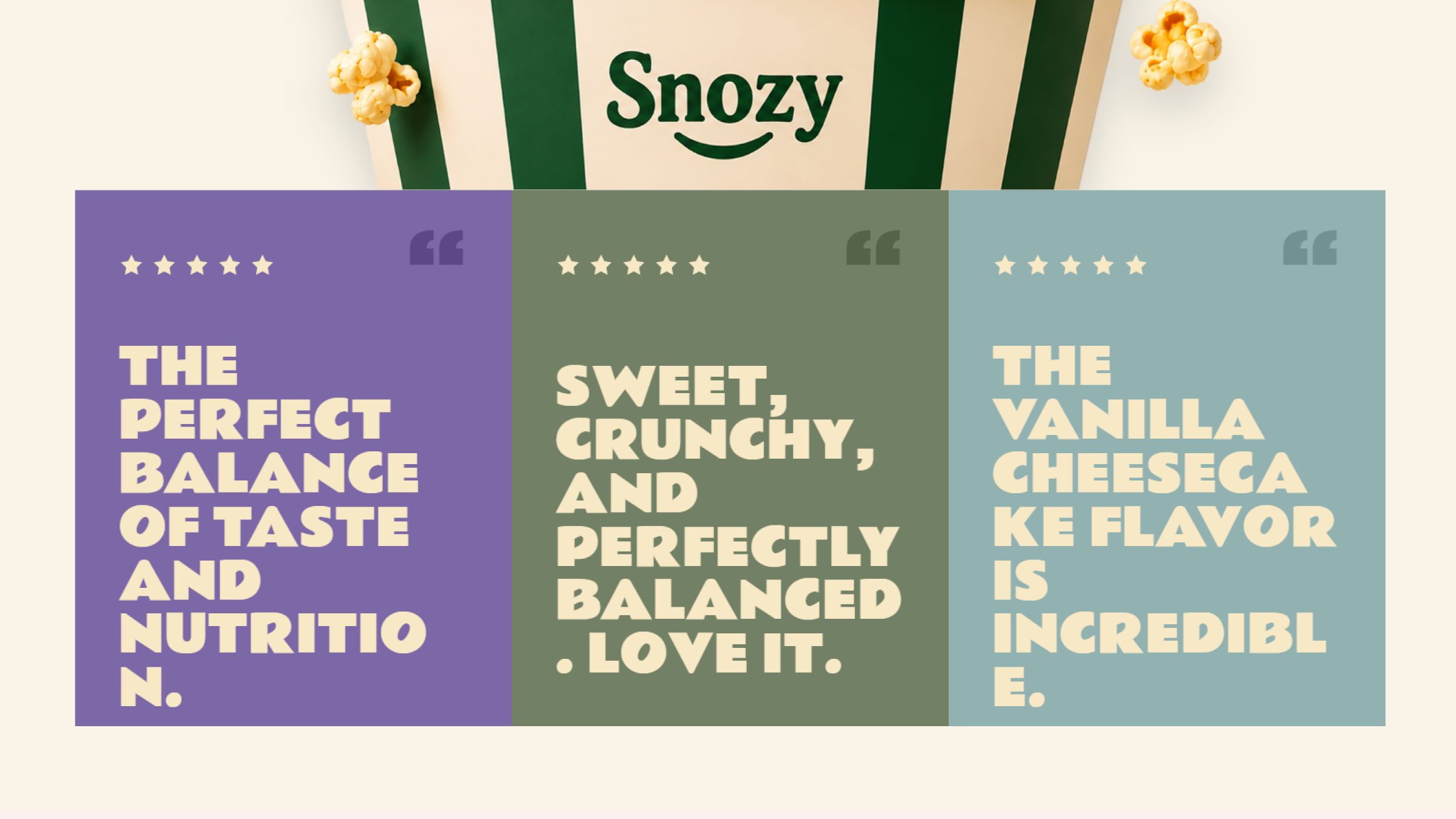 Testimonial - Snozy