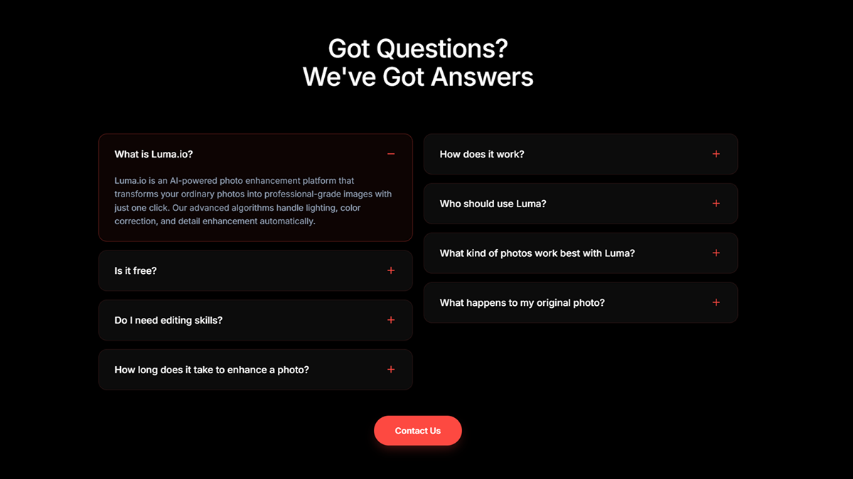 FAQ 04 Luma