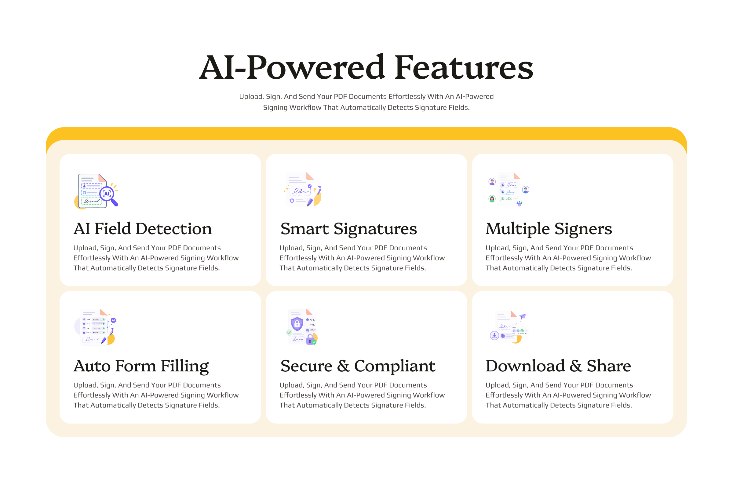 Features - Signova