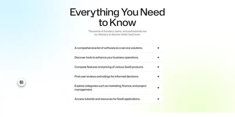 FAQ - SaaSHub