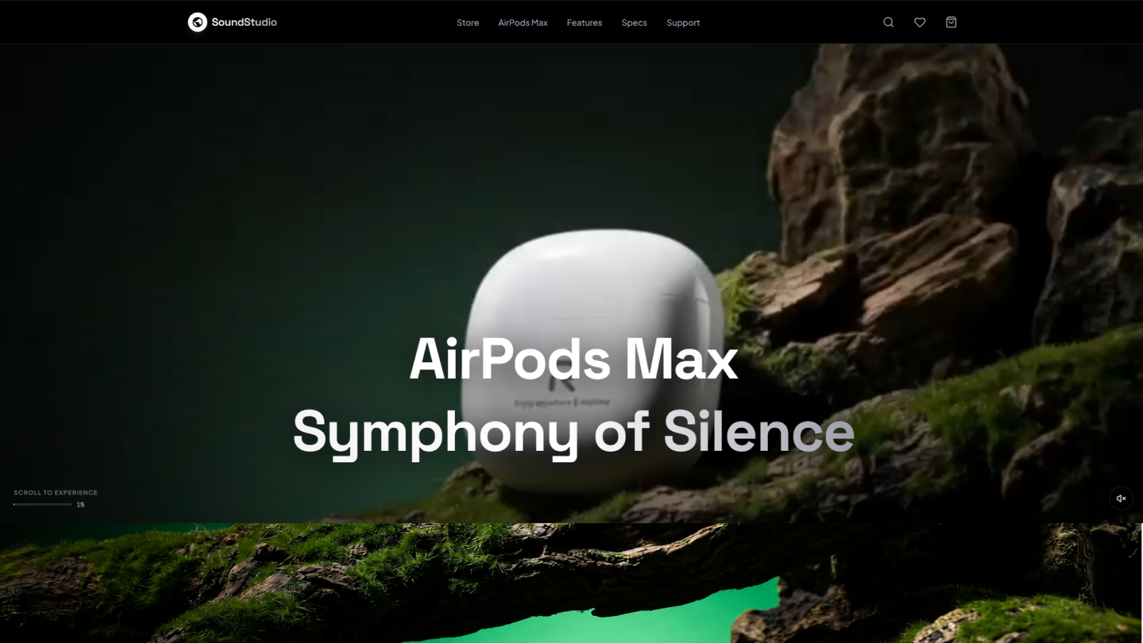 Airpods Ecommerce Hero