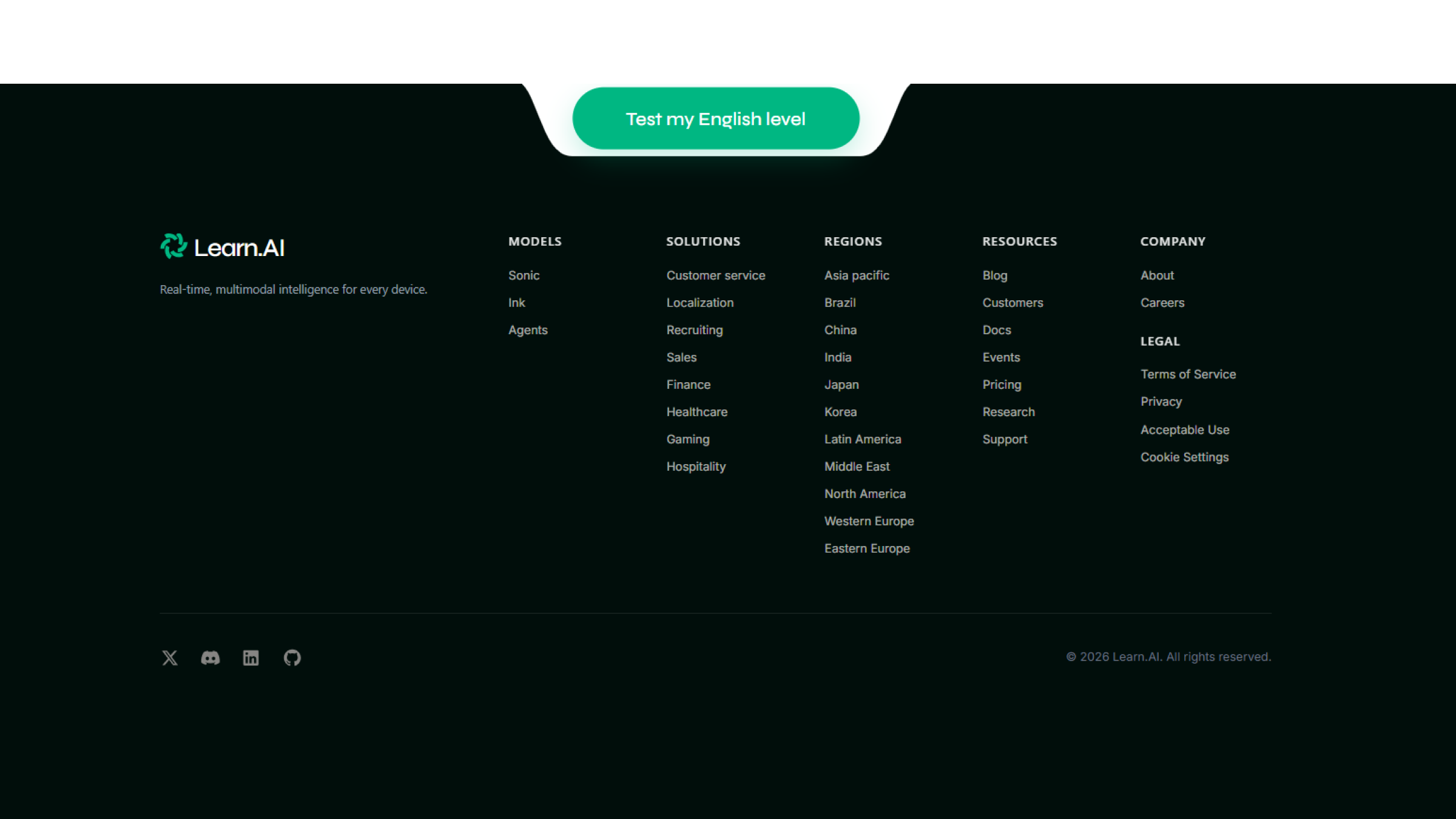 Footer Learn.AI