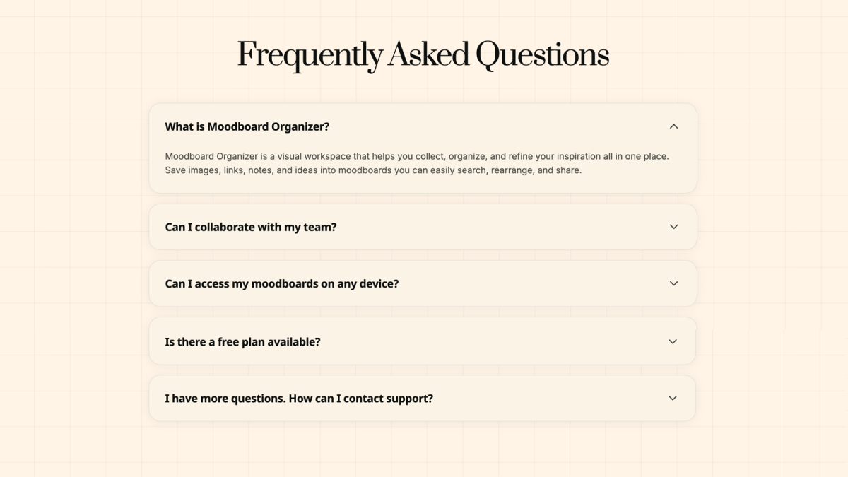 FAQs - Mymodz