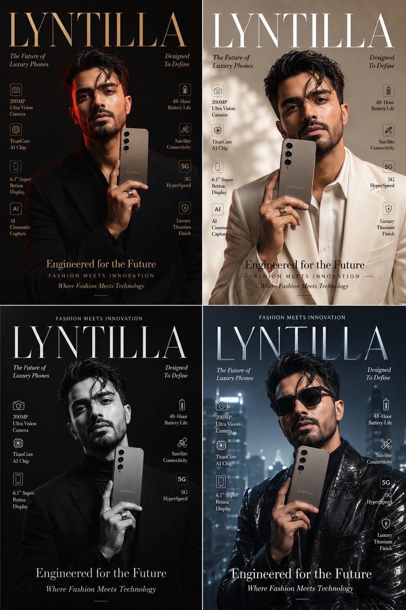 Luxury Fashion Tech Magazine Cover