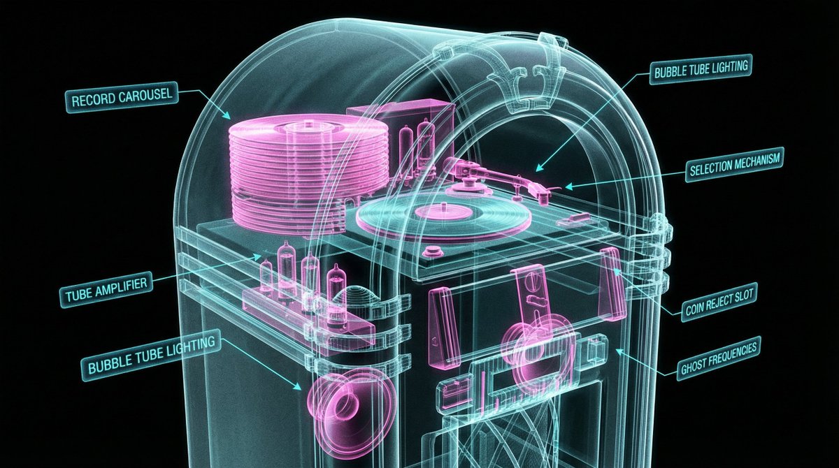 Neon X-Ray Photorealistic Scan