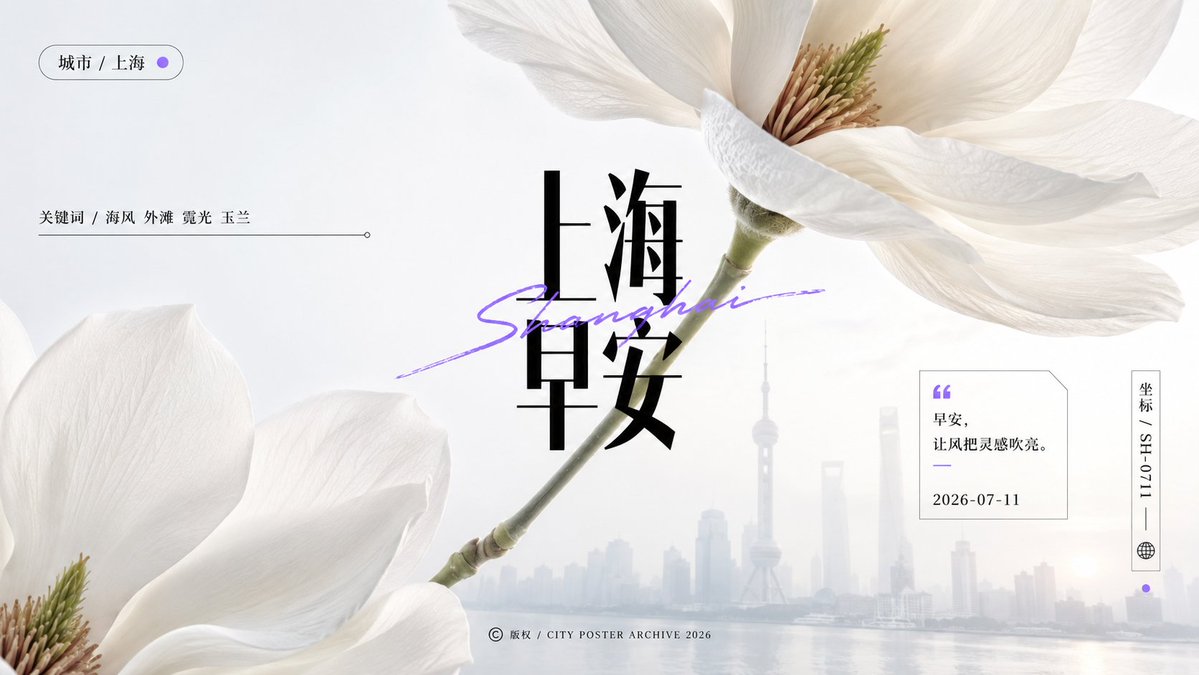 车海报字体城市高级