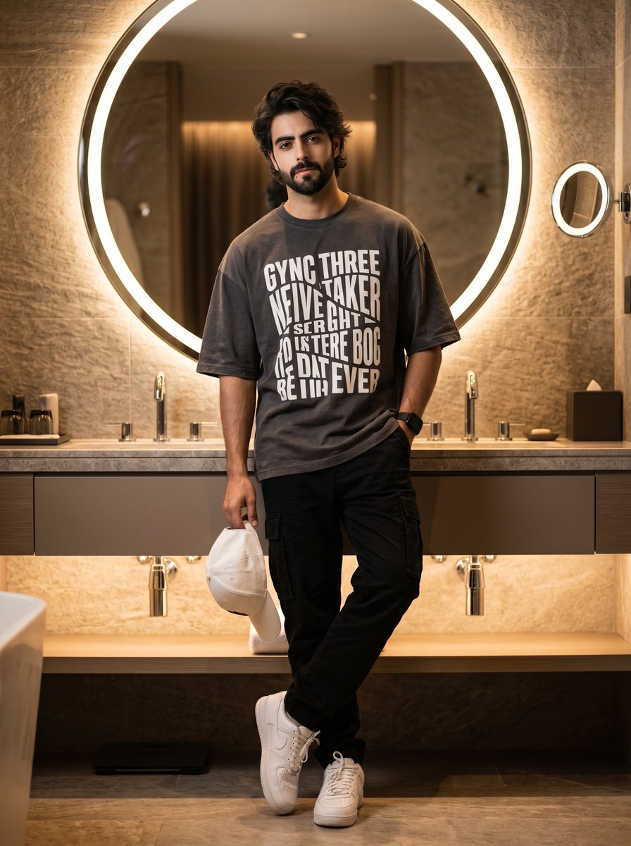 Luxury Bathroom Lifestyle Portrait