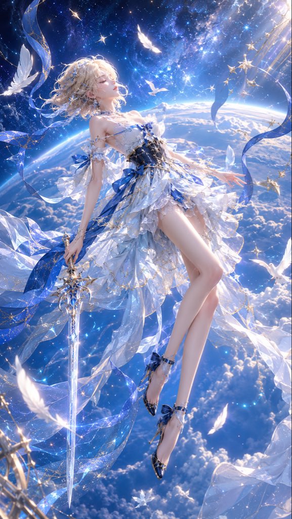 人像3D动漫星空梦幻优雅