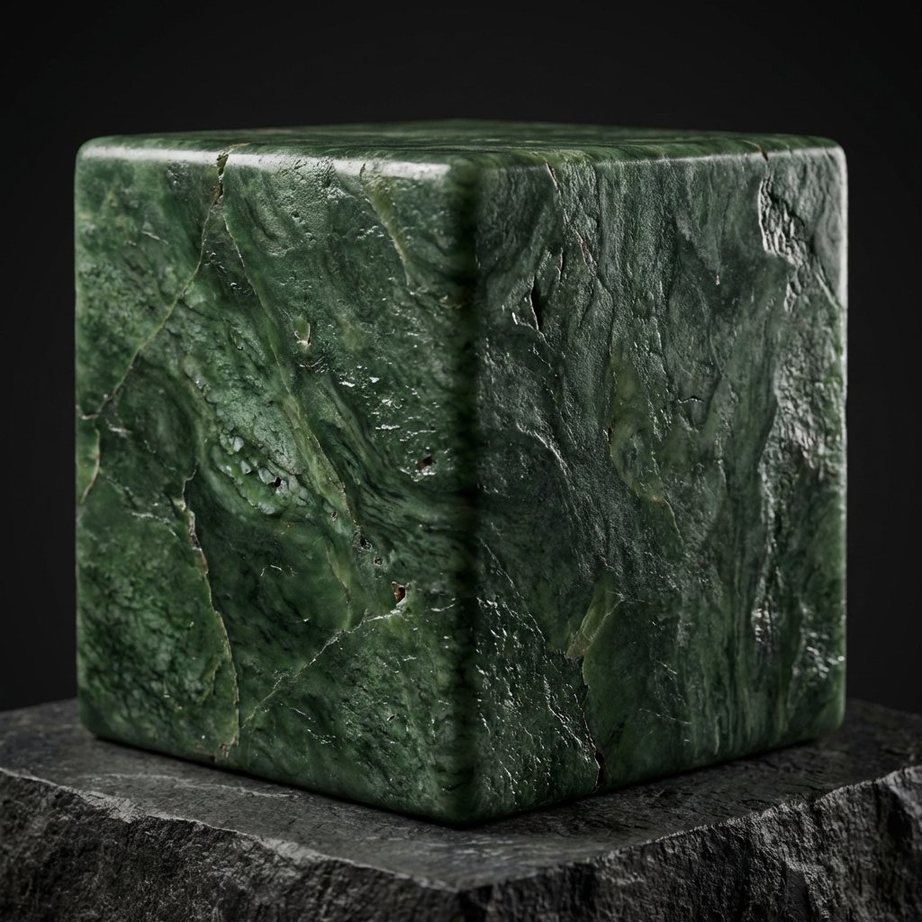 Jade Stone Cube Texture