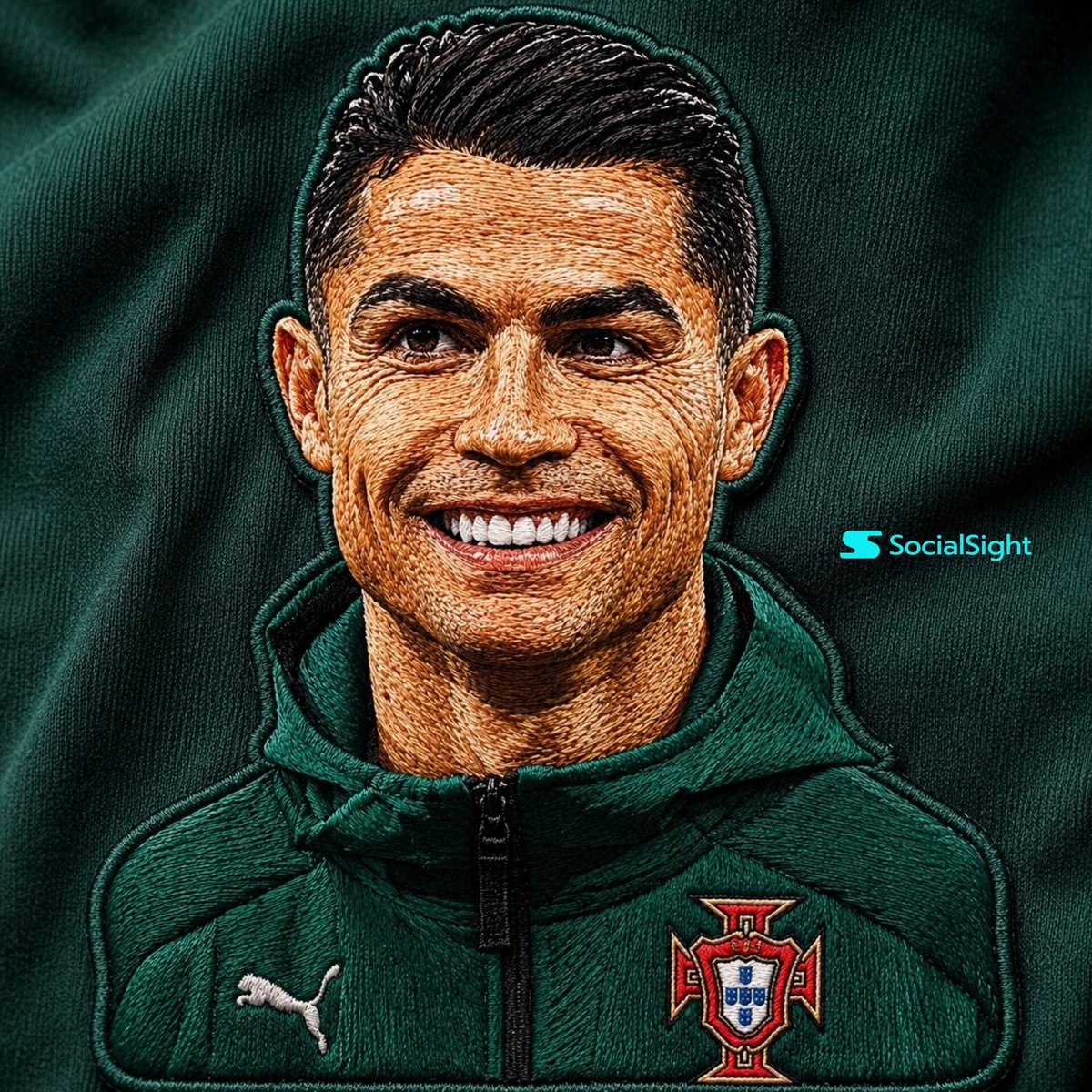 Detailed Embroidery Portrait Effect