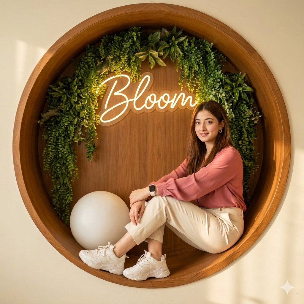 Modern Lifestyle Indoor Nook Portrait