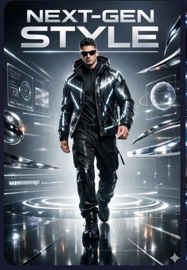 Futuristic Techwear Poster