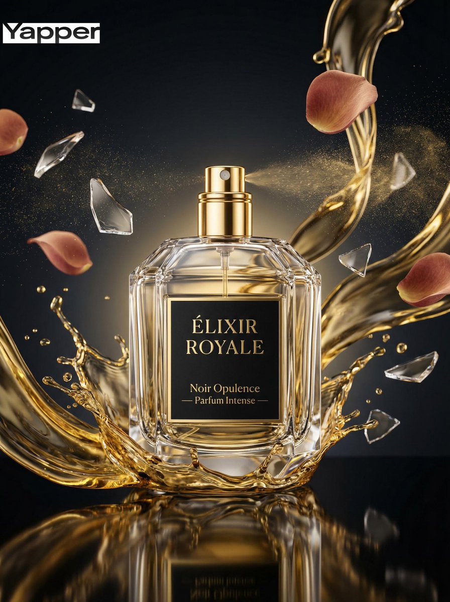 Luxury Perfume Commercial Photography Prompt