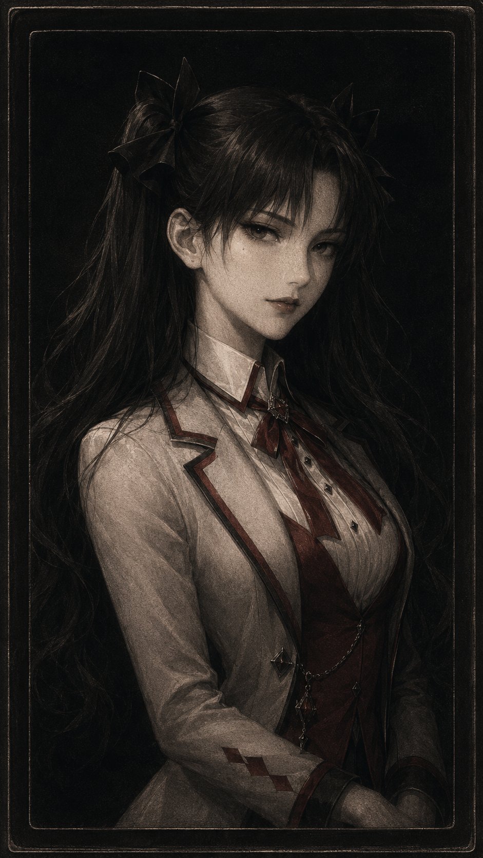 Fate人像动漫冷调