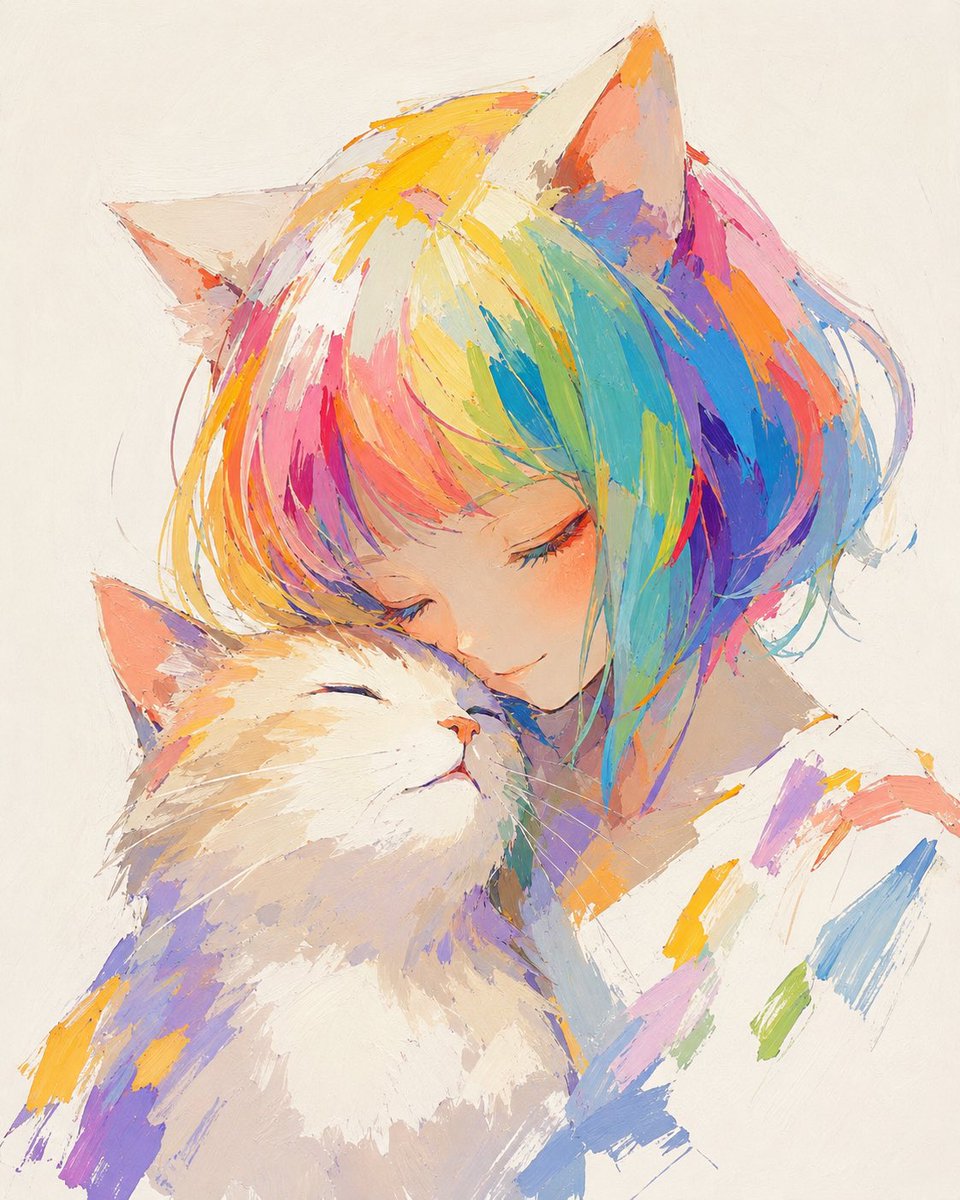 少女插画手绘