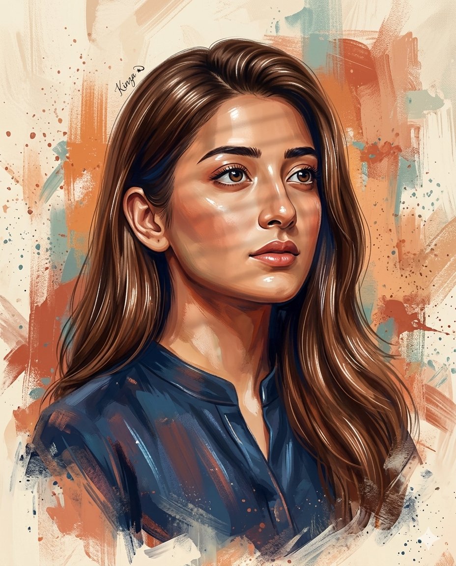 Ultra-Detailed Stylized Digital Portrait