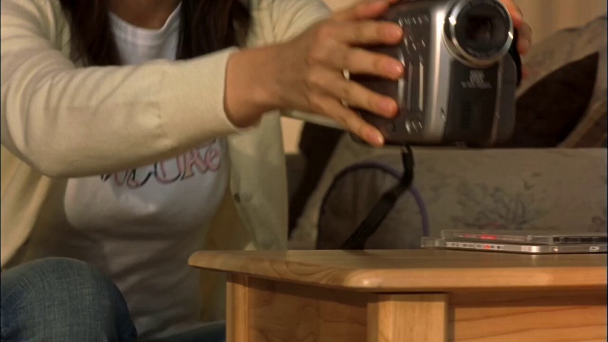 Early 2000s MiniDV home video aesthetic style