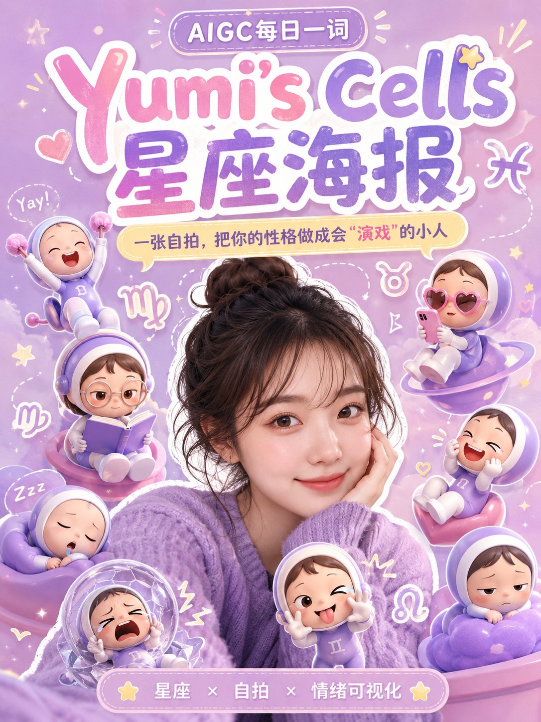 【AIGC每日一词】星座海报