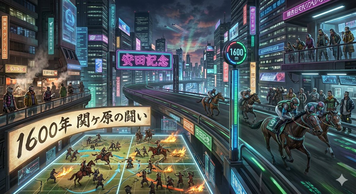 Cyberpunk Historical Horse Racing