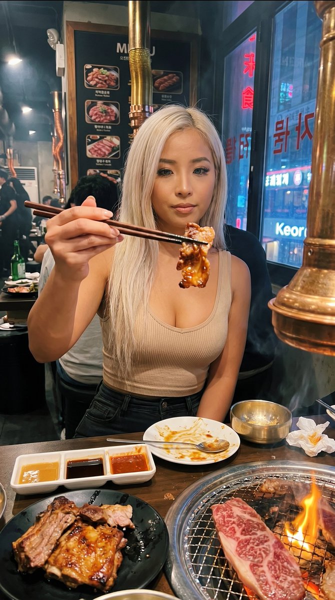 Urban BBQ Dinner Portrait