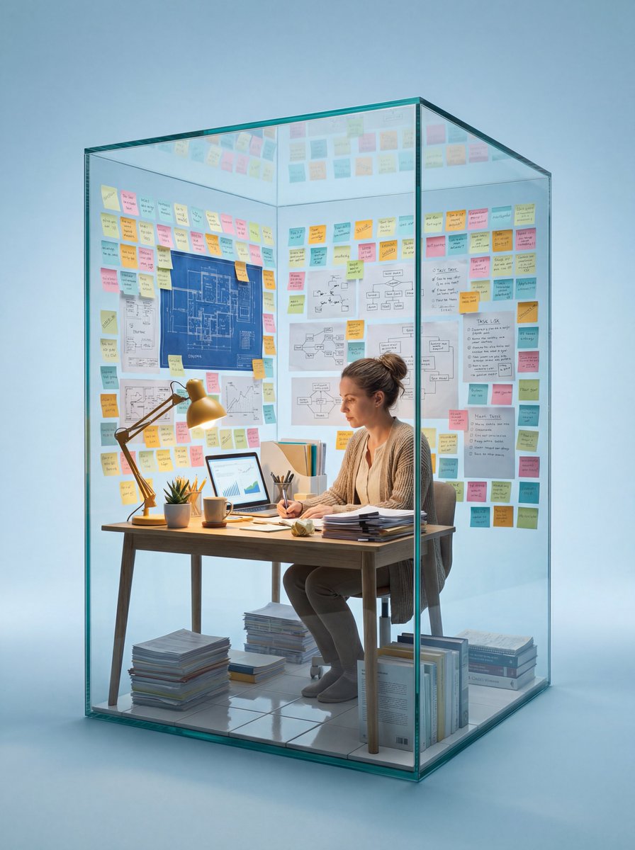 Macro Photography of Subject in Glass Workspace
