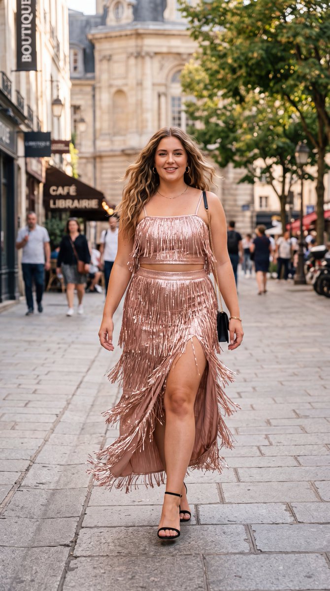 Rose Gold Shimmer City Walk