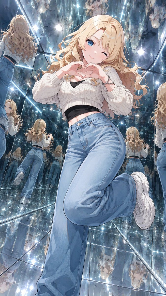 少女动漫插画冷调可爱