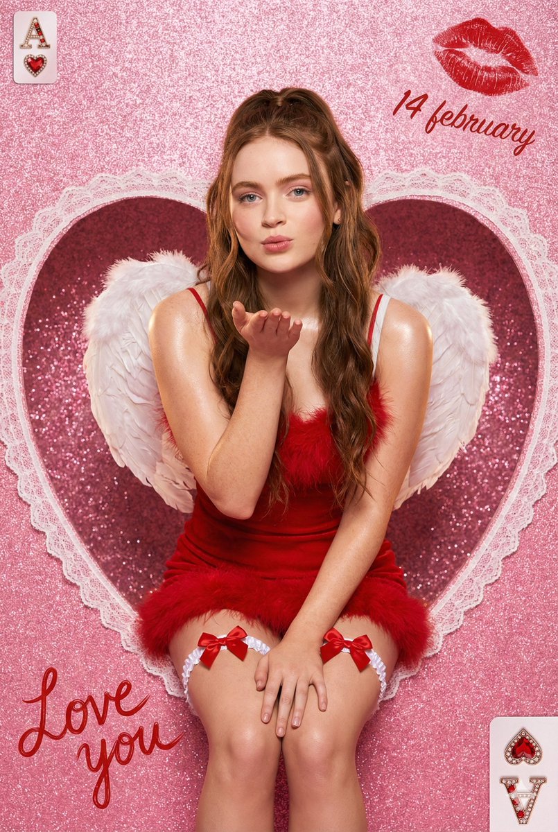 Valentine Angel Heart Glamour Editorial