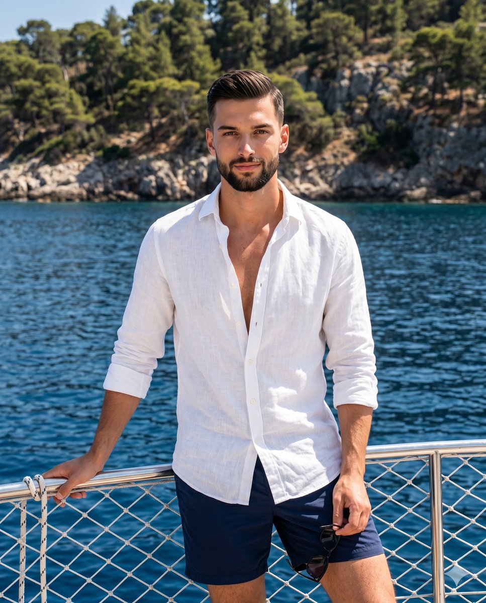 Luxury Nautical Lifestyle Portrait