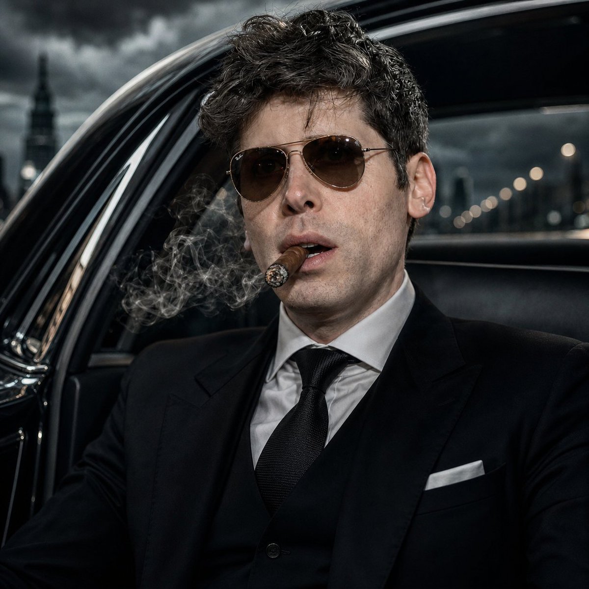 Modern Mafia Boss Portrait