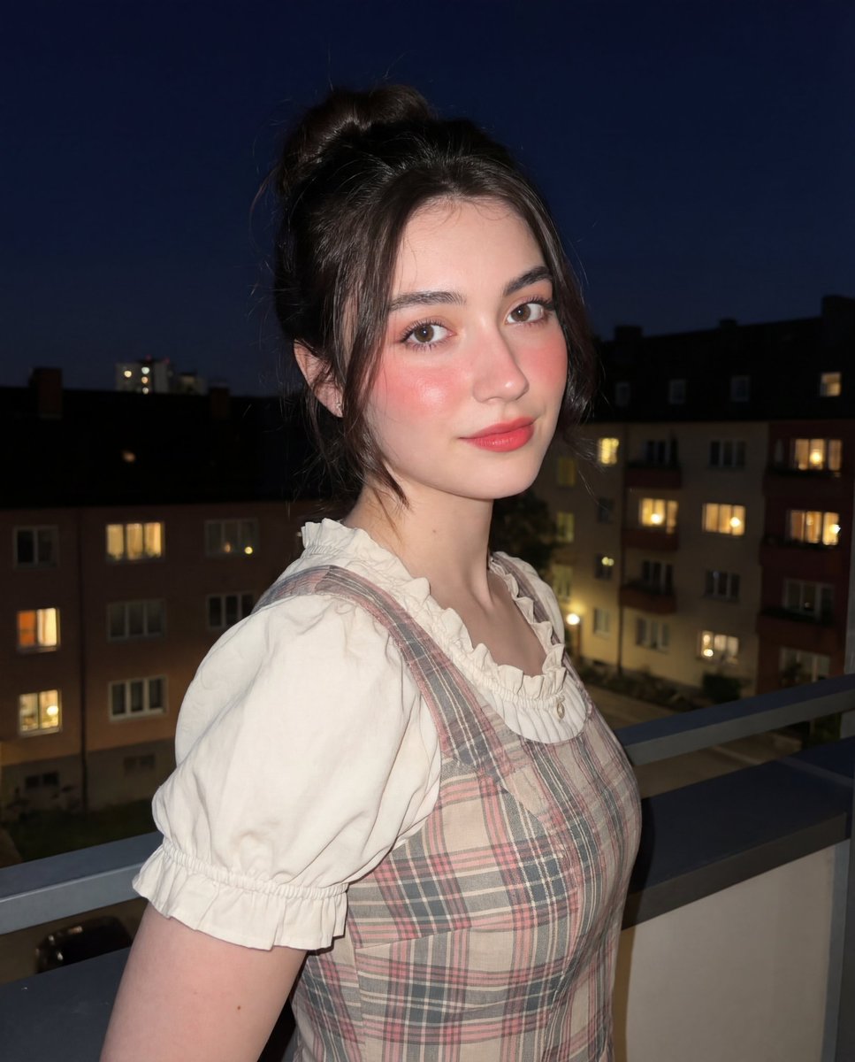 Soft-Glow Night Portrait with On-Camera Flash