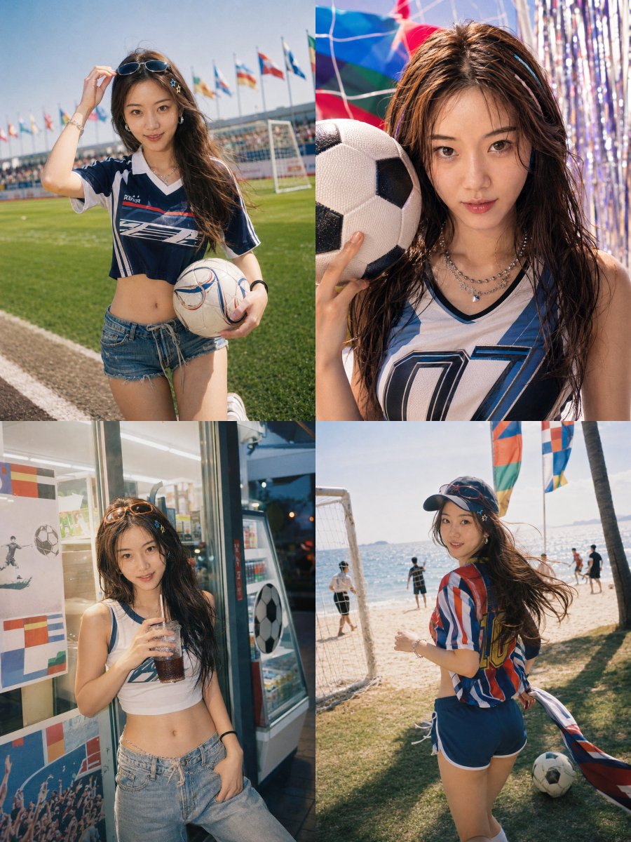 详尽的夏季世界杯 Kpop 人像系列