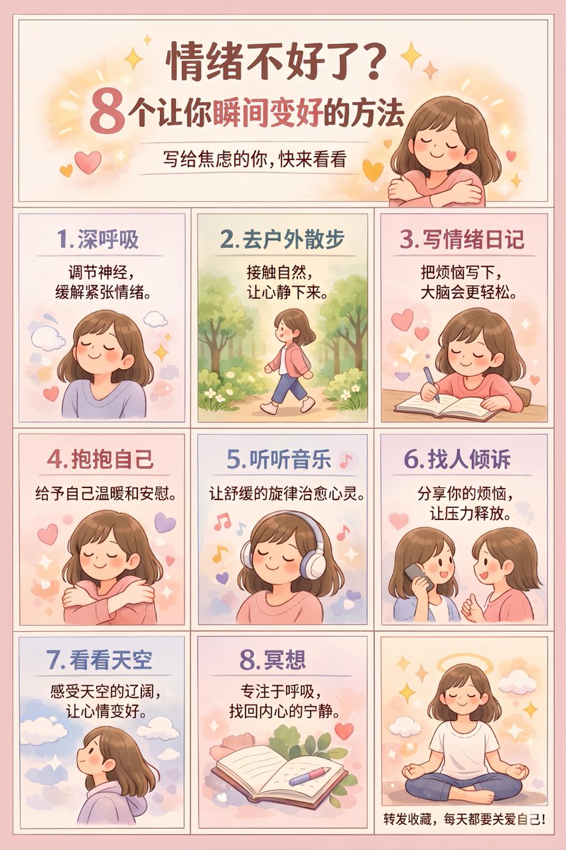 角色插画莫兰迪温暖户外可爱