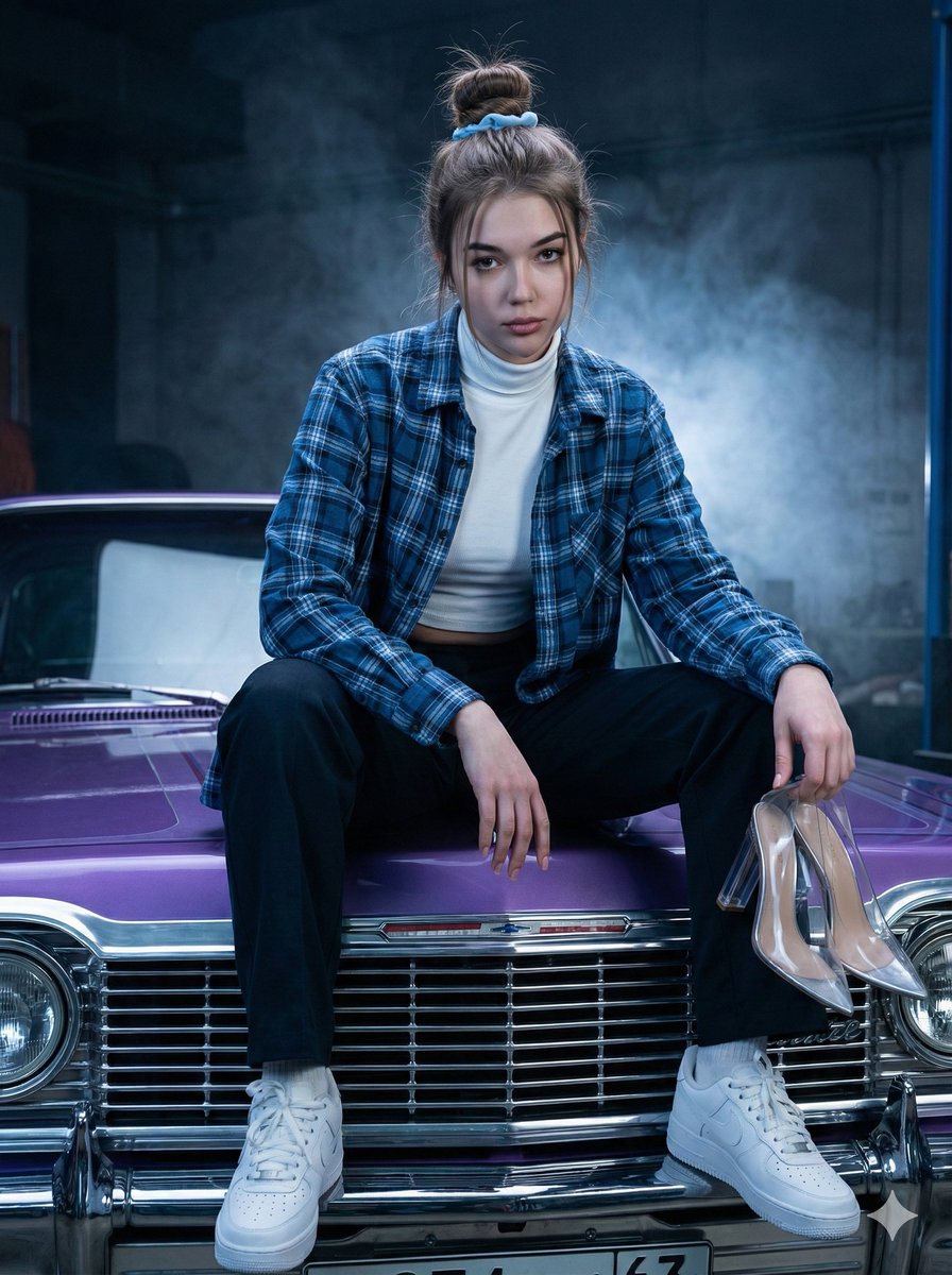 Hyper-Realistic Urban Rebel Portrait