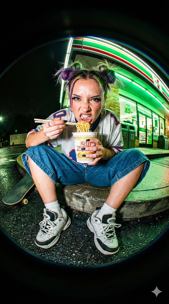 Extreme Fisheye Streetwear Portrait