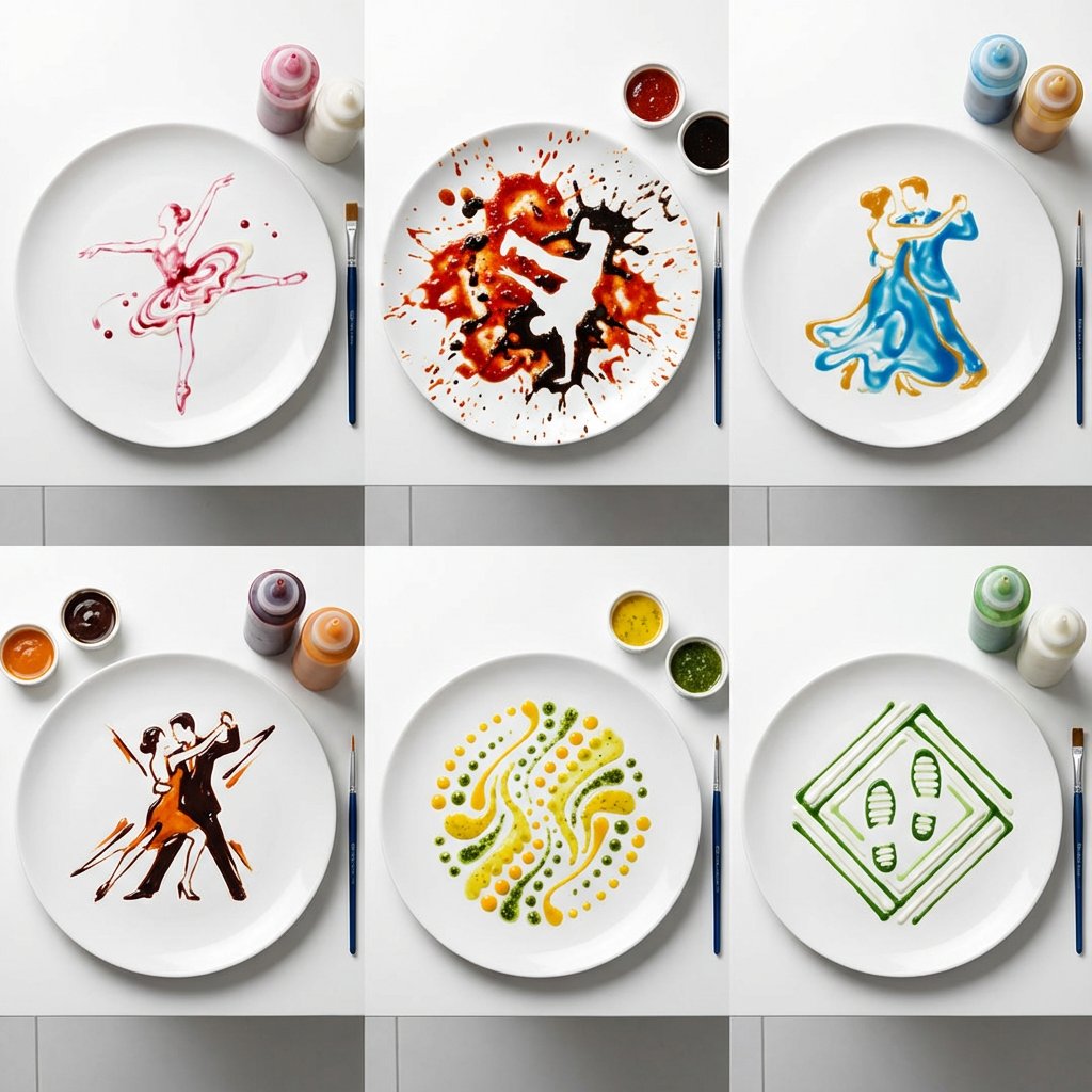 High-Speed Photography of Dance Forms in Sauce Choreography