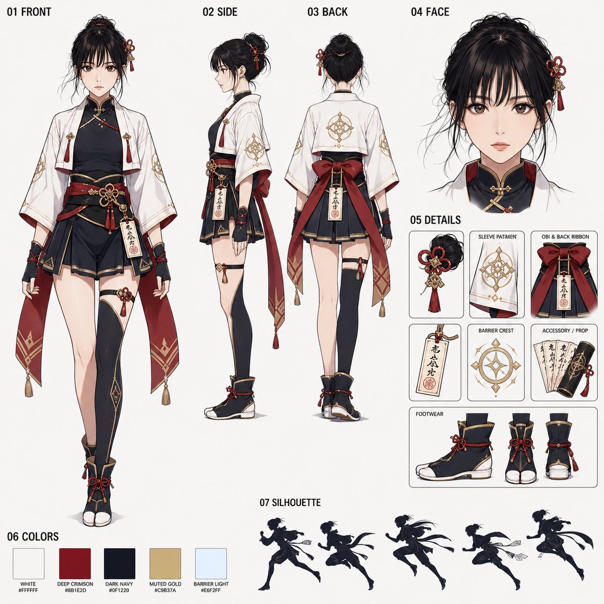 崩坏少女动漫插画城市森林优雅