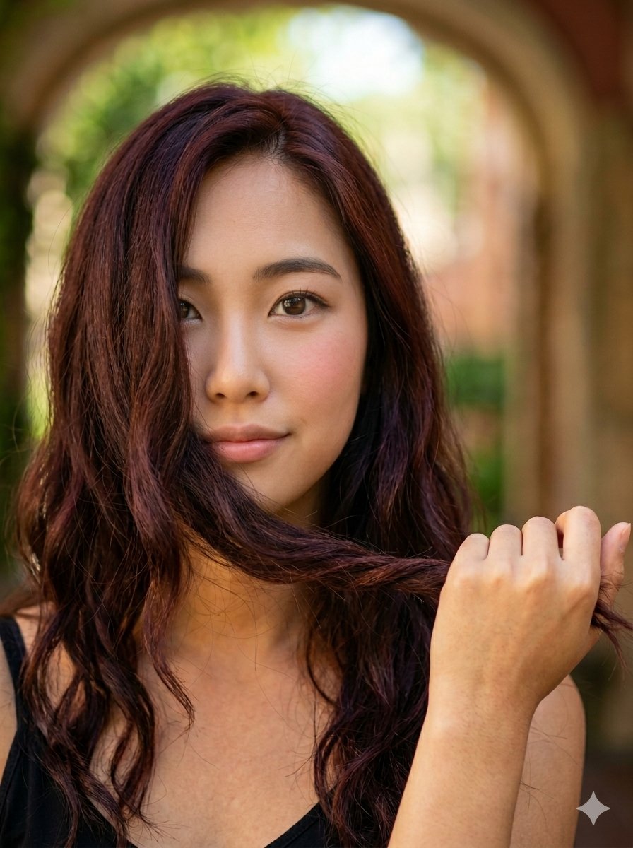 Cute Korean Woman Soft Portrait