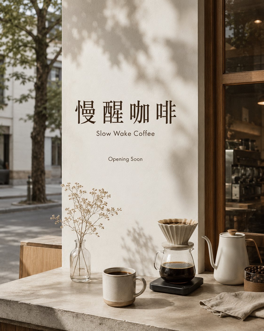 慢醒咖啡精品咖啡店品牌视觉提案