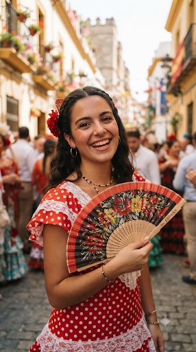 Vibrant European Festival Portrait